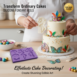 Molde de Silicona para Máscara Rectangular de Mascarada, para Fondant, Chocolate, Decoración de Pasteles y Cupcakes de Mardi Gras, Reutilizable y Ecológico - Product Image 3