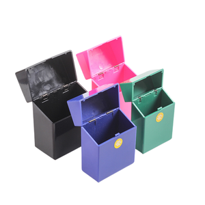 Custom Logo <strong>Printing</strong> Smoking Automatic Blank <strong>Cigarette</strong> Boxes Acrylic <strong>Cigarette</strong> case for 20pcs <strong>Cigarette</strong> Packaging <strong>Box</strong> - Product Image 2