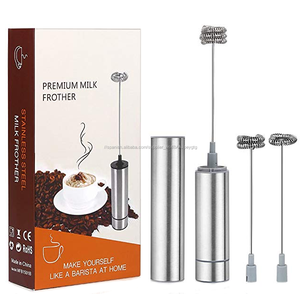 <span class=keywords><strong>Tres</strong></span> primavera cabeza electrónica café vaporizador para café con leche de vaporizador de leche de acero inoxidable - Product Image 3