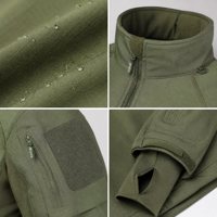 Veste tactique robuste pour homme, camouflage, imperméable, doublée de polaire, ultra légère, isolée, pour équipement de plein air