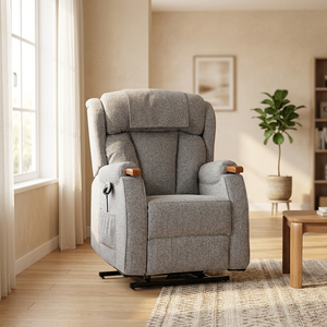 Electric Power Lift <b>Recliner</b> Chair Dual Motor <b>Zero</b> <b>Gravity</b> with Adjustable Headrest Lumbar Support Heating Wheels Metal Sofa - Product Image 1