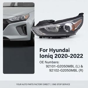 ไฟหน้า 92101-G2050MBL 92102-G2050MBL โคมไฟหน้า อะไหล่ไฟหน้า สำหรับ Hyundai <span class=keywords><strong>Ioniq</strong></span> 2020-2022 - Product Image 1