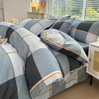Ensemble de literie imprimé de haute qualité, housse de couette King Size, ensemble de draps en polyester épaissi