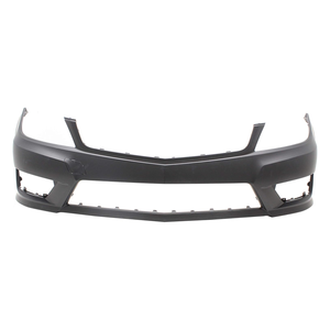 Cubierta de Parachoques Delantero para <span class=keywords><strong>Mercedes</strong></span> W204 C250 C350 2012-2015 C300 2012-2014 con Paquete AMG Sin Lavaparabrisas Sin <span class=keywords><strong>Parktronic</strong></span> Negro - Product Image 1