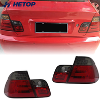Feux arrière HETOP SONAR E46 2001-2004 Série 3, feux arrière améliorés, lampes LED, plug and play, accessoires DRL pour BMW