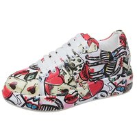 Chaussures plates à motif Offre Spéciale pour femmes, chaussures décontractées, baskets de marche