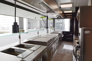 20FT 40FT contenitore prefabbricato pieghevole caffetteria ristorante Container Bar caffè con cucina - Product Image 6