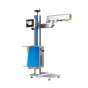 50W Flying Fiber <strong>Laser</strong> Inkjet Printer Metal Plastic Assembly Line <strong>Laser</strong> Marking <strong>Machine</strong> Production Date Coding <strong>Machine</strong> - Product Image 1