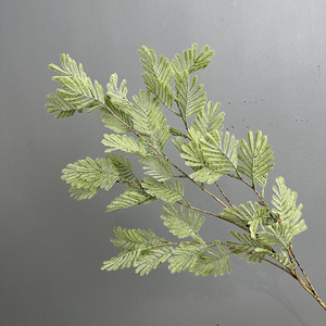 <span class=keywords><strong>Mimosa</strong></span> artificiel de verdure <span class=keywords><strong>en</strong></span> plastique à 6 branches de haute qualité pour la décoration intérieure - Product Image 6