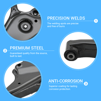 Pièces de voiture Grandis 2WD/4WD 2003-2007, MN103488 Nouveau bras inférieur droit du châssis moteur, bras de commande arrière droit de suspension