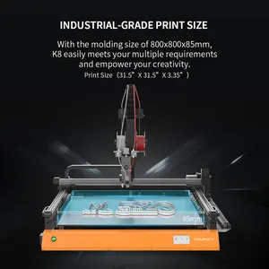 Piocreat-impresora 3d K8 led industrial fdm, equipo de impresión de letras, Canal 3d