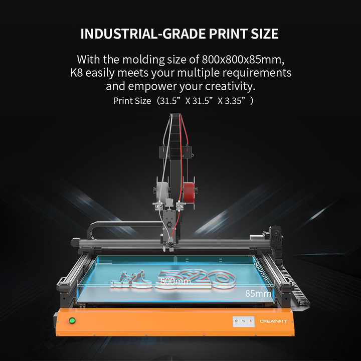 Creality K8 3D Printer for Channel Letter Signage - Precision & Speed