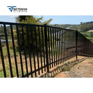 最便宜的重型铝水平围栏屏幕金属花园围栏面板