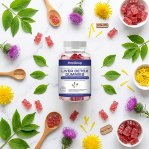 Complexe prébiotique <span class=keywords><strong>et</strong></span> inuline en marque blanche pour la santé intestinale <span class=keywords><strong>et</strong></span> le bien-être du foie – Gummies de soutien hépatique à prendre quotidiennement - Product Image 5