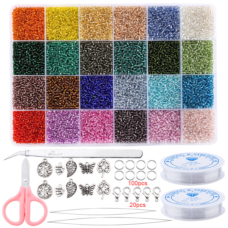 Customization 24 Grids Silver Lined Glass