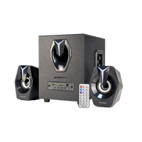 Microlab Stylish 7Colour LED 2.1 Stereo Blue Tooth Speaker G100BT untuk Gaming