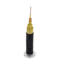 Câble de commande blindé WDZN-KYJYP résistant au feu, LSZH, faible émission de fumée, zéro halogène, XLPE, gaine tressée en cuivre, 450/750V pour circuit d'urgence