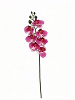 Fausse orchidée artificielle mini à 9 têtes, Phalaenopsis artificielle pour la décoration de la maison, de l'hôtel, du mariage, du vase de table