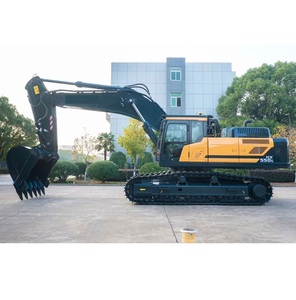 Excavadora de cadenas pesada HX550L de 55 toneladas con motor PLC, alta eficiencia operativa y buen precio - Product Image 1