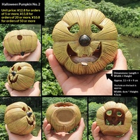 Exportkwaliteit afgeronde walnoothuid reptielen regenwoud-stijl schorpioen gekko grot decoratie klimvriendelijk Halloween terrarium