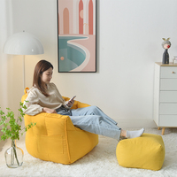 Canapés de salon d'intérieur, meubles de maison, chaise avec pouf, peut être rempli, canapé-lit, design moderne, meubles de chambre à coucher, fauteuil pouf pour adultes