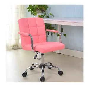 Wholesale Adjustable Pu Leather Rolling Swivel Stool Chair Bar Chair With Back Support