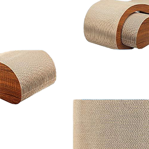 Umwelt freundliches, langlebiges, gewelltes 2 in 1 <span class=keywords><strong>Cat</strong></span> Scratcher <span class=keywords><strong>Cardboard</strong></span> Lounge <span class=keywords><strong>Bed</strong></span> - Product Image 5