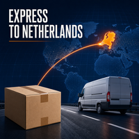 Service de fret express FBA de Chine vers les Pays-Bas, transport express FBA Amazon, 3-6 jours, DDP porte-à-porte, numéro de suivi