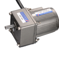 Moteur asynchrone monophasé 110V/220V de haute qualité avec réducteur de vitesse à engrenages, boîtier en aluminium, 200W – Fabricant