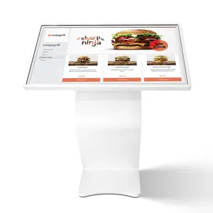 Quiosque de publicidade horizontal tipo K de 43 polegadas, mais vendido, placa de menu digital, display digital LCD interno