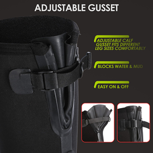 Bottes de pluie en <span class=keywords><strong>néoprène</strong></span> imperméables pour hommes, bottes de travail isolées pour la pêche, la chasse et les activités de plein air, antidérapantes, pour le <span class=keywords><strong>froid</strong></span> - Product Image 3