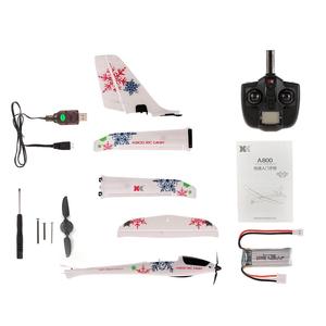 Nuevo Avión <span class=keywords><strong>RC</strong></span> <span class=keywords><strong>WLtoys</strong></span> XK A800 2.4Ghz 5CH con Giroscopio de 6 Ejes, Avión Eléctrico de Ala Fija con Control Remoto, Planeador, Juguete para Niños - Product Image 6