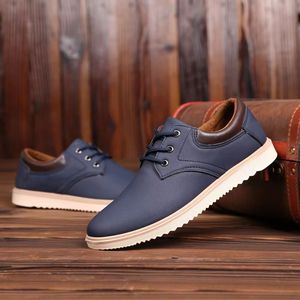 Zapatos de Trabajo para Hombre, de Corte Bajo, Impermeables y Antideslizantes, de Cuero, Ligeros, para Correr, Casuales, Modernos, para Caminar - Product Image 3
