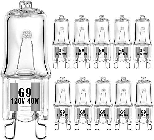 卸売CEリストG9110V 120V 25W/28W/40W/60W2000時間CレベルG9ハロゲン電球ライトランプクリスタル電球オーブンタングステン壁