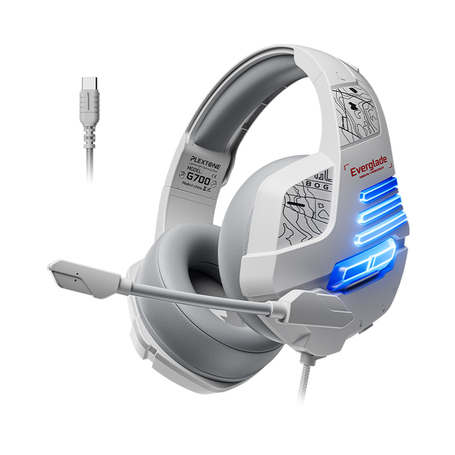 PLEXTONE G700 Best Seller Over Ear 3.5 or TYPE-C RGB Wired Headset PC Gaming Accessories Gaming Headphones with Mic for PS4 PC