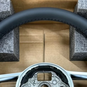 Volant en cuir pour Volkswagen <span class=keywords><strong>GTI</strong></span> GTD GTE Tiguan Polo VW <span class=keywords><strong>Golf</strong></span> 4 5 6 7 7.5 8 MK4 5 6 7 7.5 8 7 R Accessoires de voiture - Product Image 6