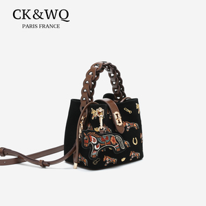 Bolso de Lujo Ligero para Mujer, Novedad 2026, Bolso de Hombro y Bandolera con Bordado, Modelo WQ-10670G, Hecho en CN/GUA - Product Image 2