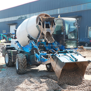 Operación automática Pequeño mezclador de concreto de 1m3 Camión mezclador de concreto de carga automática de 4 ruedas - Product Image 6