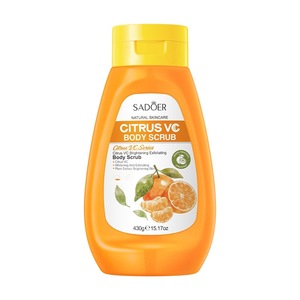 SADOER Scrub Corpo Esfoliante Illuminante al Citrus VC 430g - Rimozione 98% delle Cellule Morte, Luminosità con Niacinamide, Sbiancamento Completo del Corpo - Product Image 1