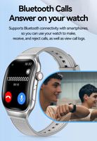 Montre connectée Laxasfit H7 avec plusieurs cadrans, étanche IP67, prévisions météo, appels téléphoniques, nouveau bracelet