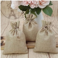 Pochette à parfum en Jute, toile de Jute, chanvre, sac à café, poussière, bijoux, sacs à cordon, petites pochettes cosmétiques en lin, vente en gros, Offre Spéciale