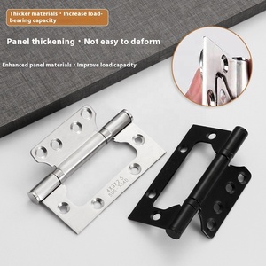 304 thép không gỉ không có khe cắm gấp bản lề 4inch 5inch cửa gỗ màu đen cho phòng ngủ phòng tắm ốc vít Loại sản phẩm - Product Image 3