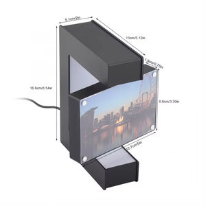 Marco de Fotos Magnético con Levitación LED, Decoración para Hogar, Oficina, Boda, Marco de Fotos con Corazón Rojo LED, Marco de Fotos con Levitación Magnética - Product Image 3