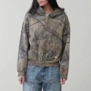 Hot Selling Wholesale Camouflage <b>Y2K</b> Street Retro Hip-hop High Street American Men's and Women's Loose <b>Hoodies</b> - Product Image 3