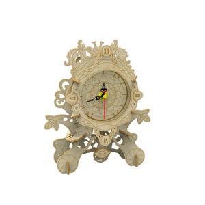 OEM Großhandel Holzpuzzle-Uhr Kinder-Lernspielzeug Kindergeschenk Handwerk Mini-Tischlampe DIY 3D-Puzzles für Erwachsene - Product Image 6