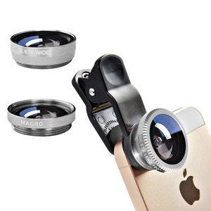HD Phổ 3 Trong 1 Điện Thoại Máy Ảnh Ống Kính Góc Rộng Điện Thoại Ống Kính Fisheye Ống Kính Cho <span class=keywords><strong>iPhone</strong></span> 5 <span class=keywords><strong>6</strong></span> 7 8 9 10 11 12 Pro Max - Product Image 1