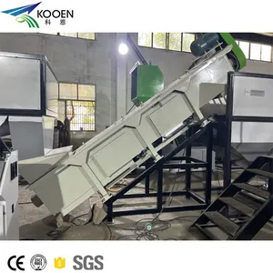 plastic recycling machinery pet bottle recycling line/pet wash bottles machine crusher/pet hot washing machine