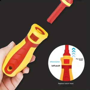 <span class=keywords><strong>Set</strong></span> di <span class=keywords><strong>Cacciaviti</strong></span> Multifunzione 13 in 1 di Grande Successo per Elettricisti Professionisti, Isolato e Resistente all'Alta Tensione - Product Image 5