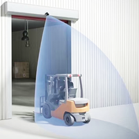 Sistema de radar antigolpes industrial moderno para operadores de puertas de garaje automáticas Motor de apertura de puerta corredera con estilo