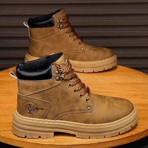 Zapatos de Senderismo Impermeables de Caña Alta para Hombre, Transpirables, de Cuero Genuino - Product Image 6